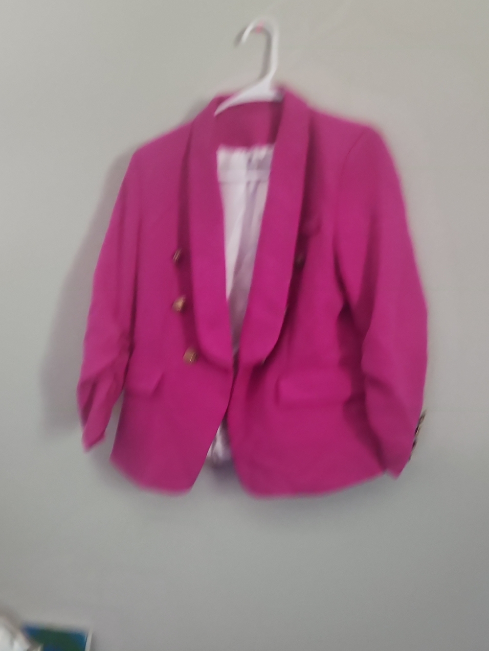 Women’s Hot Pink Blazer Jacket